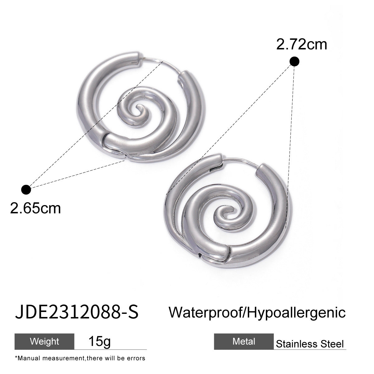 Tarnish-Free Stainless Steel Wire Hoops – Everyday Statement
