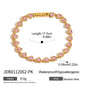 Titanium Steel Heart Zircon Bracelet – Subtle Luxury