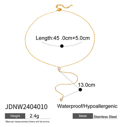 Long Gold Pendant Necklace – Tarnish-Free · Seasonal Essential