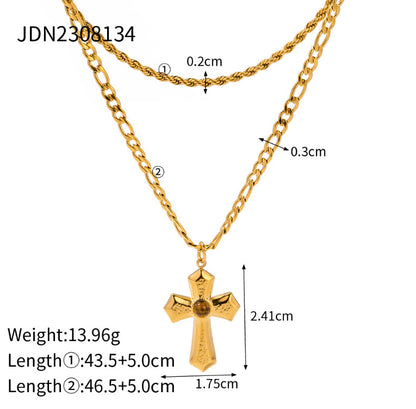 Lightweight Titanium Steel Pendant Necklace – Daily Wear Essential