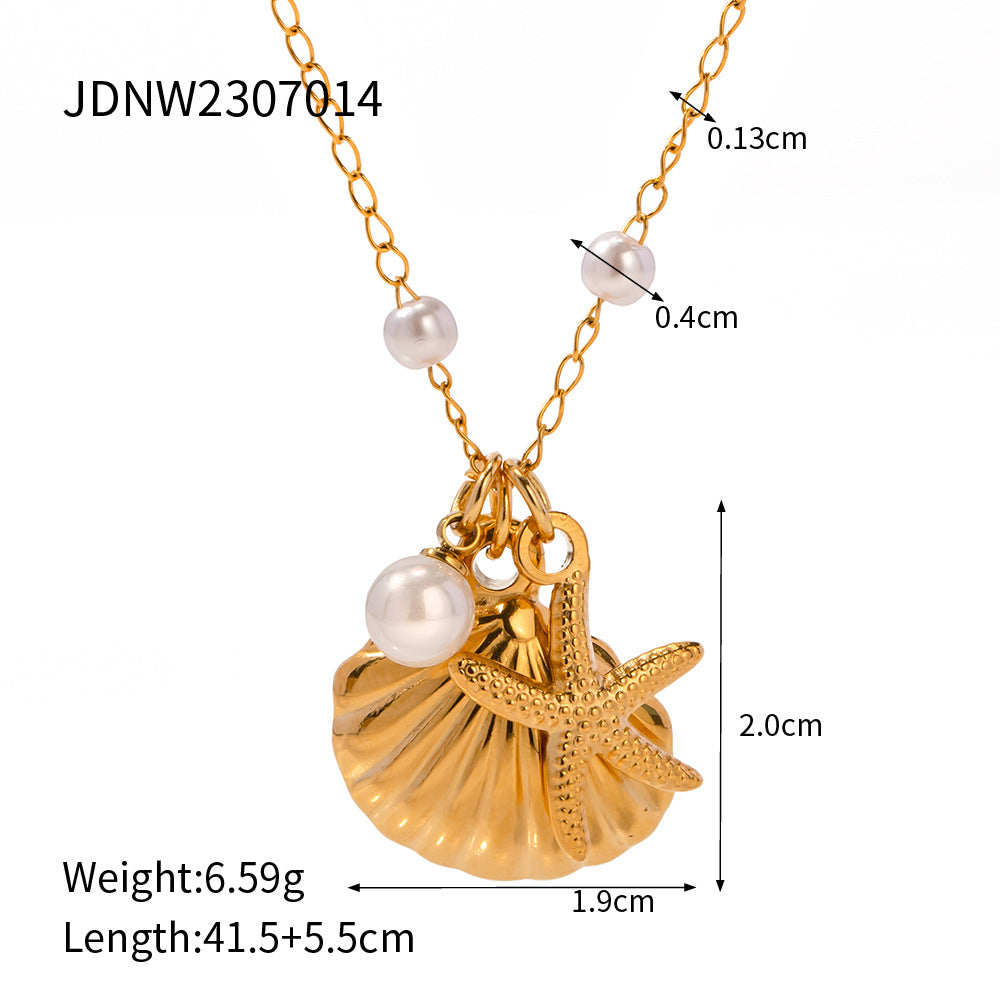 Lightweight Titanium Steel Pendant Necklace – Daily Wear Essential