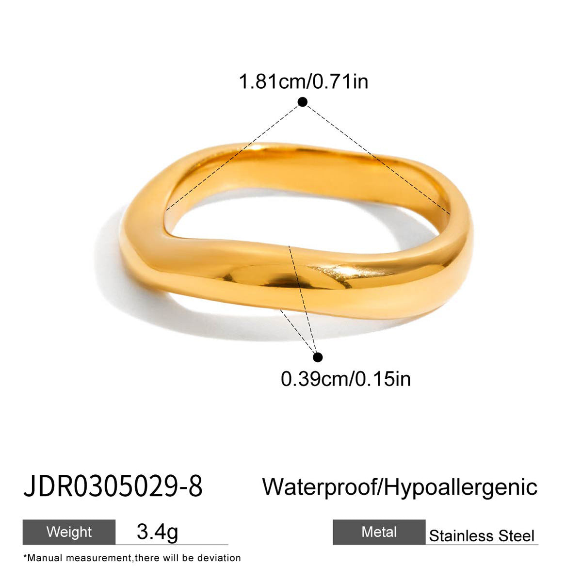 Stainless Steel Zircon Bangle – Open Design · Tarnish-Free