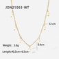 Tarnish-Free Titanium Steel Chain with Zircon – Everyday Elegance