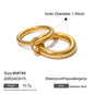 Layered Pearl Ring & Bracelet Set – Titanium Steel · Waterproof · Tarnish-Free
