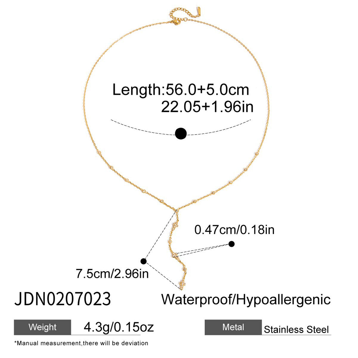 Long Gold Pendant Necklace – Tarnish-Free · Seasonal Essential