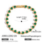 Titanium Steel Tennis Chain Bracelet – Stackable & Waterproof