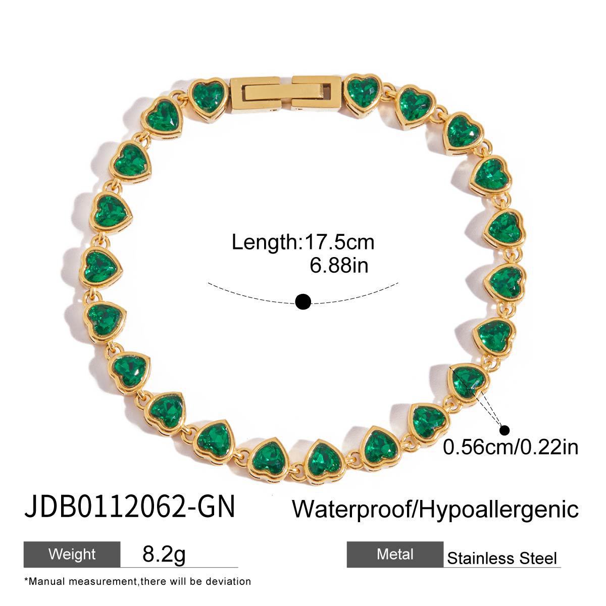Titanium Steel Tennis Chain Bracelet – Stackable & Waterproof