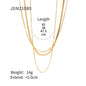 3-Layer Titanium Steel Choker Set – Stacked Luxury