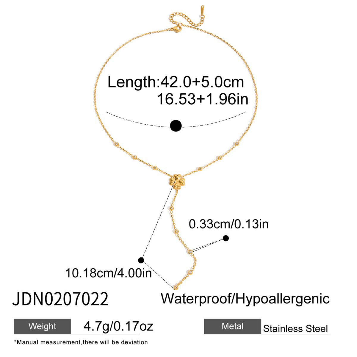 Long Gold Pendant Necklace – Tarnish-Free · Seasonal Essential