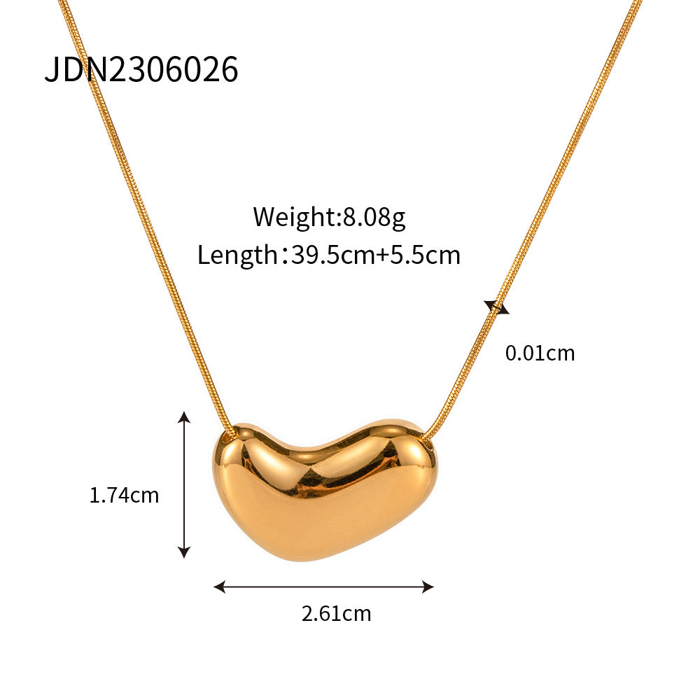 Lightweight Titanium Steel Pendant Necklace – Daily Wear Essential