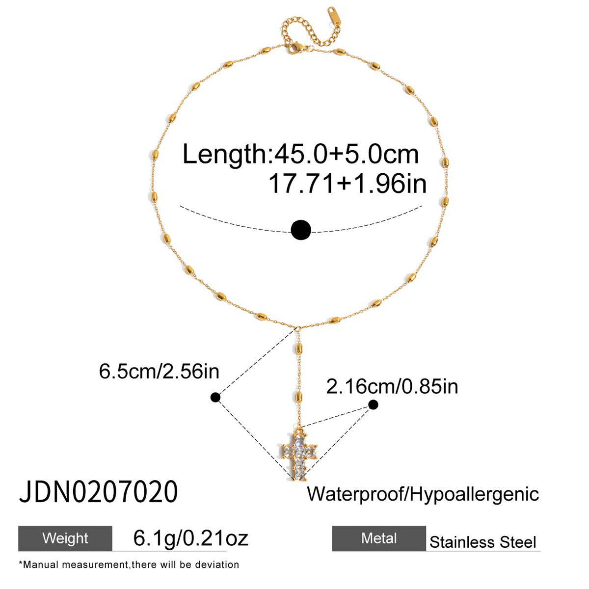 Long Gold Pendant Necklace – Tarnish-Free · Seasonal Essential