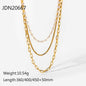 3-Layer Titanium Steel Choker Set – Stacked Luxury