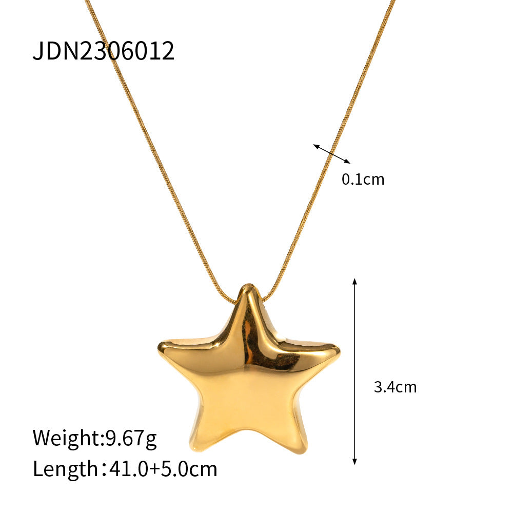Lightweight Titanium Steel Pendant Necklace – Daily Wear Essential