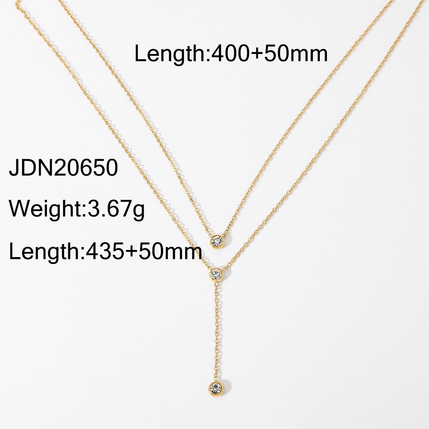 Long Gold Pendant Necklace – Tarnish-Free · Seasonal Essential
