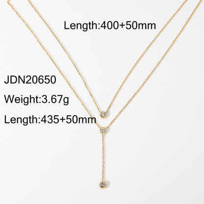 Long Gold Pendant Necklace – Tarnish-Free · Seasonal Essential
