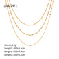 3-Layer Titanium Steel Choker Set – Stacked Luxury