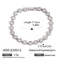 Titanium Steel Tennis Chain Bracelet – Stackable & Waterproof