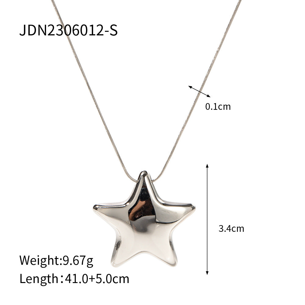 Lightweight Titanium Steel Pendant Necklace – Daily Wear Essential