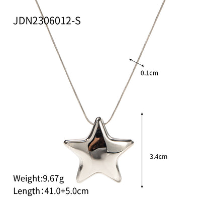 Lightweight Titanium Steel Pendant Necklace – Daily Wear Essential