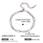 Titanium Steel Tennis Chain Bracelet – Stackable & Waterproof