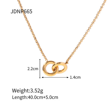 Lightweight Titanium Steel Pendant Necklace – Daily Wear Essential