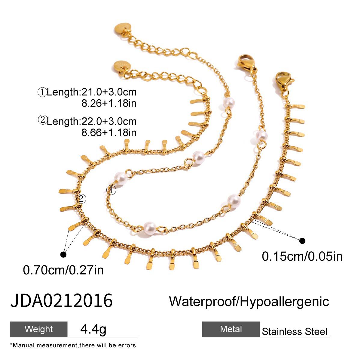 18K Gold Micro Cross Anklet – Minimalist Vintage Style
