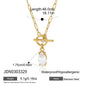 Sleek Titanium Steel Chain with Sparkling Zircon – Delicate & Modern