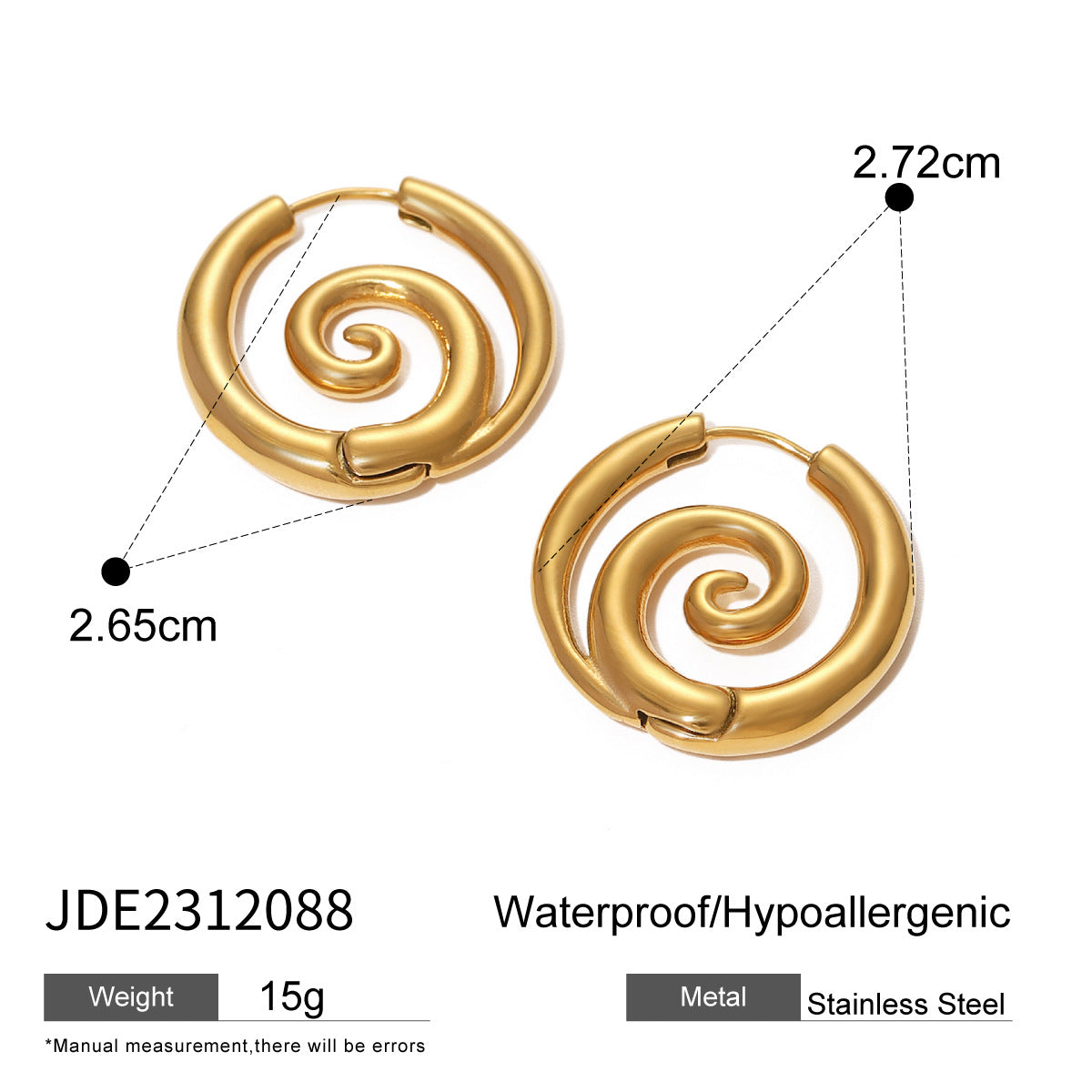 Tarnish-Free Stainless Steel Wire Hoops – Everyday Statement