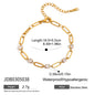 Tarnish-Free Stainless Steel Bangle with Crystal Detail