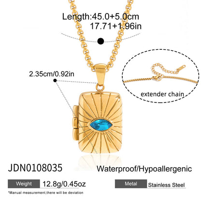 Tarnish-Free Stainless Steel Memory Locket – Everyday Keepsake