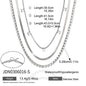 3-Layer Titanium Steel Choker Set – Stacked Luxury