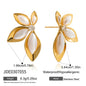 Tarnish-Free Titanium Steel Pearl Studs – Everyday Chic