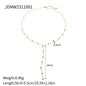 18K Gold Titanium Steel Necklace – Timeless Shine
