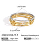 Layered Pearl Ring & Bracelet Set – Titanium Steel · Waterproof · Tarnish-Free
