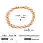 Titanium Steel Heart Zircon Bracelet – Subtle Luxury
