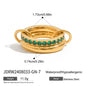 Layered Pearl Ring & Bracelet Set – Titanium Steel · Waterproof · Tarnish-Free