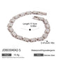 Titanium Steel Tennis Chain Bracelet – Stackable & Waterproof