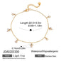 18K Gold Micro Cross Anklet – Minimalist Vintage Style