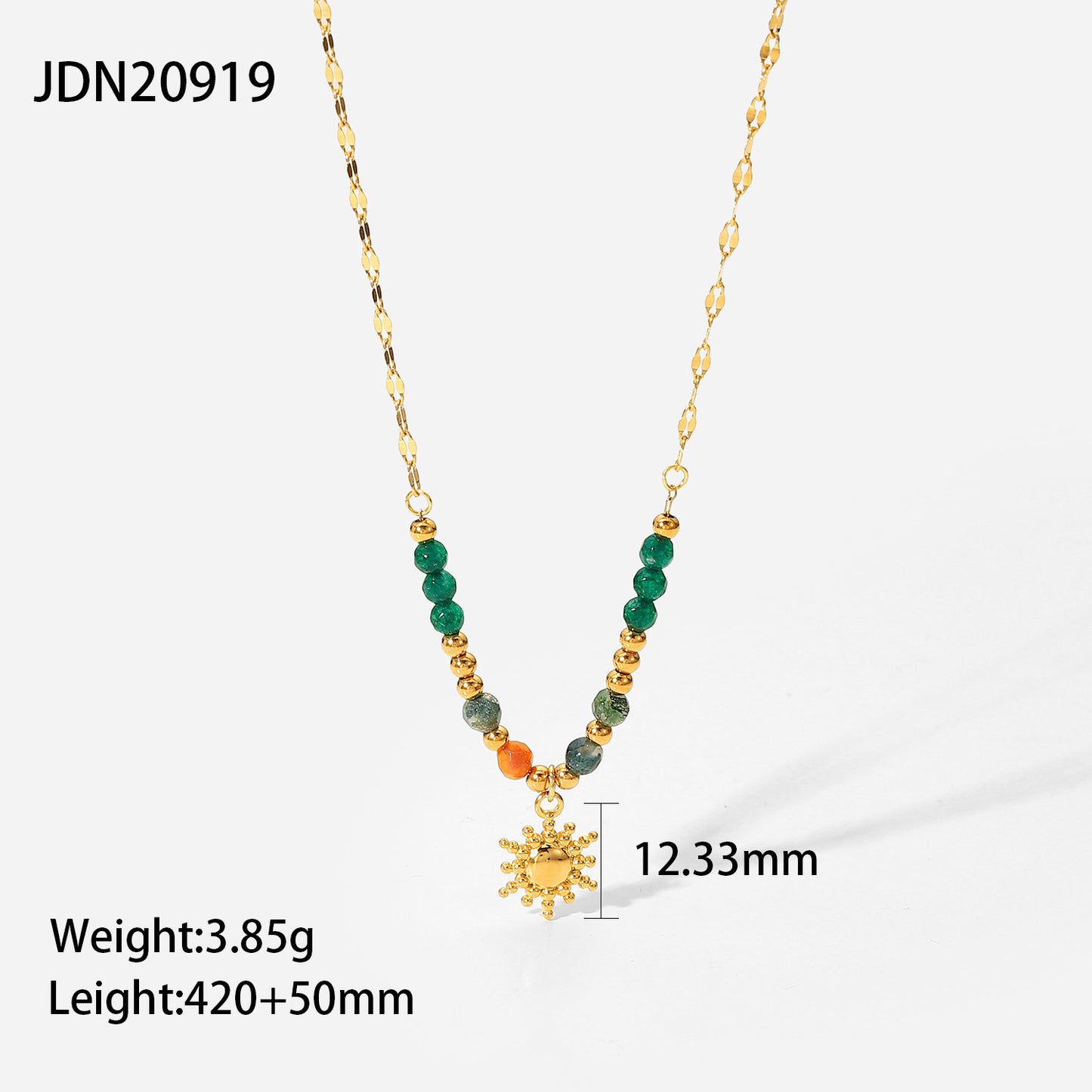 Lightweight Titanium Steel Pendant Necklace – Daily Wear Essential