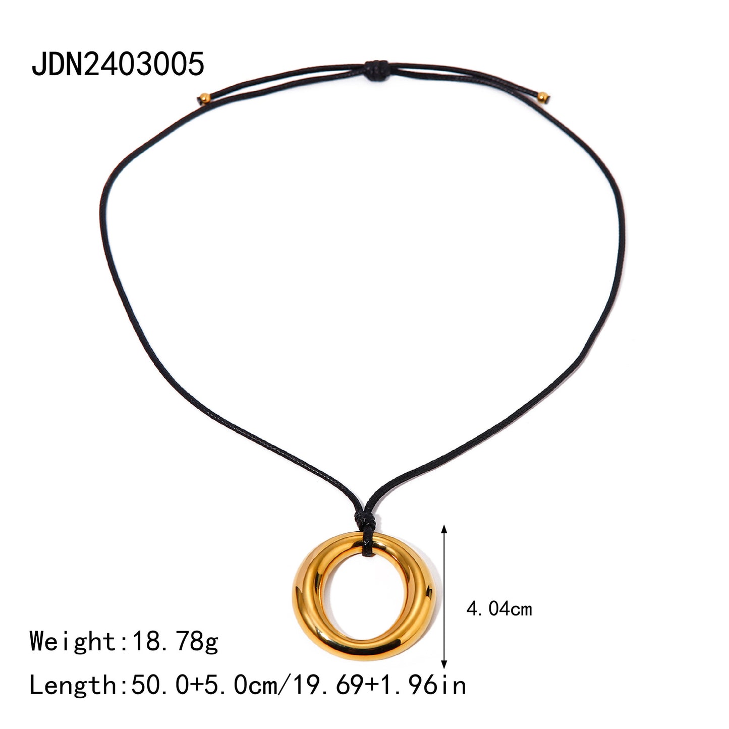 Lightweight Titanium Steel Pendant Necklace – Daily Wear Essential