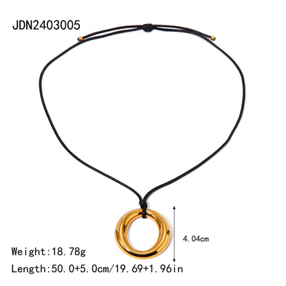 Lightweight Titanium Steel Pendant Necklace – Daily Wear Essential
