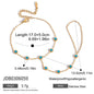 Blue Turquoise Titanium Steel Chain – Everyday Elegance