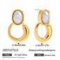 Tarnish-Free Titanium Steel Pearl Studs – Everyday Chic