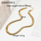Sleek Teardrop Pendant Chain – Waterproof & Tarnish-Free
