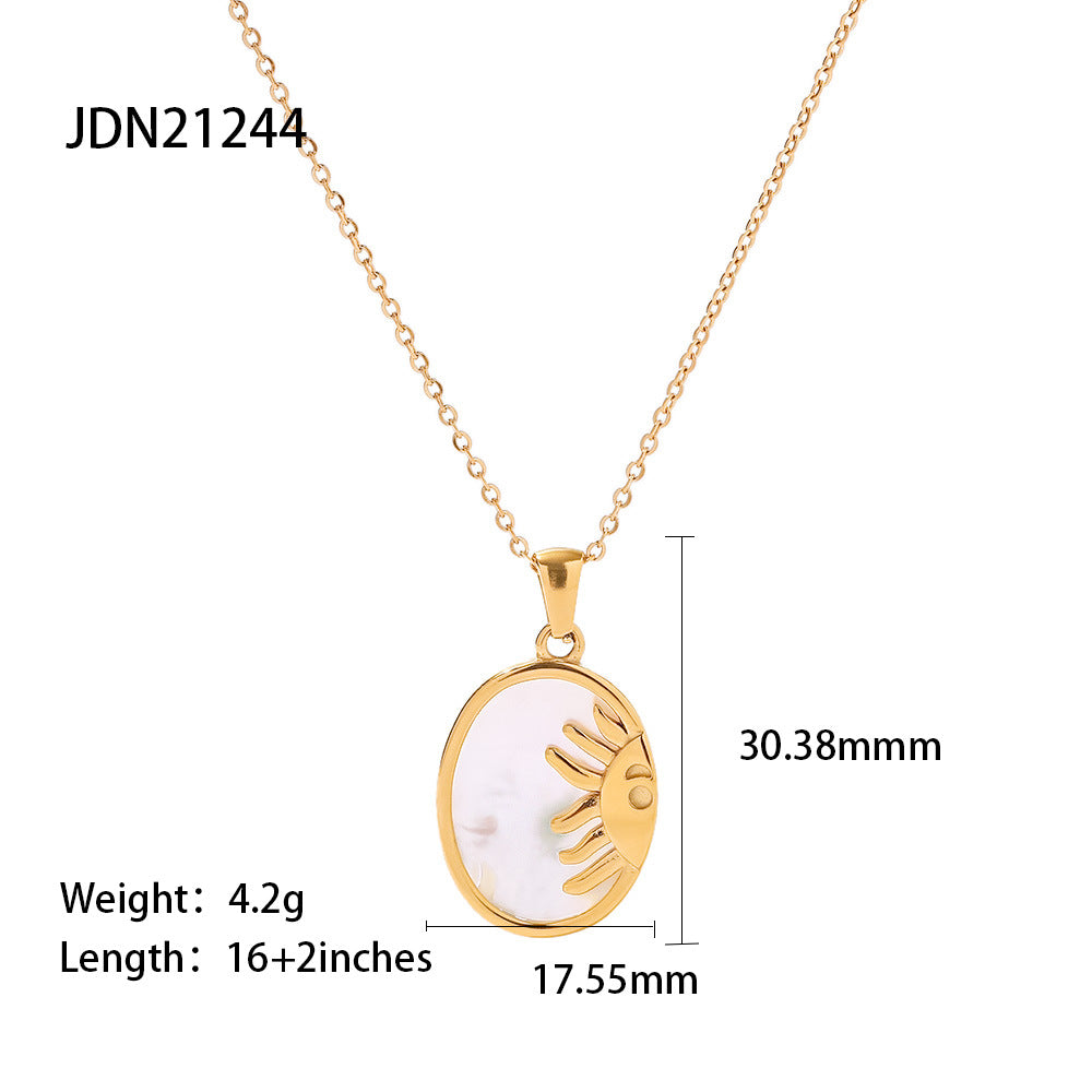 Lightweight Titanium Steel Pendant Necklace – Daily Wear Essential