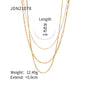 3-Layer Titanium Steel Choker Set – Stacked Luxury