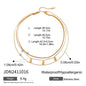 3-Layer Titanium Steel Choker Set – Stacked Luxury