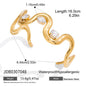 Stainless Steel Zircon Bangle – Open Design · Tarnish-Free