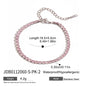Titanium Steel Heart Zircon Bracelet – Subtle Luxury