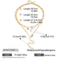 Long Gold Pendant Necklace – Tarnish-Free · Seasonal Essential